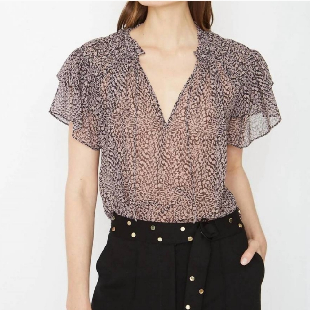 Caballero Kelsi Top in Ditsy Floral Size S